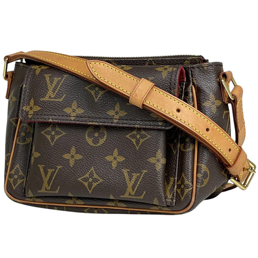 Louis Vuitton Viva Cite Pochette Shoulder Bag Monogram Brown